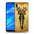 Дизайнерский пластиковый чехол для Huawei Y6 (2019) Diablo