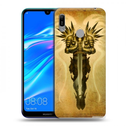 Дизайнерский пластиковый чехол для Huawei Y6 (2019) Diablo