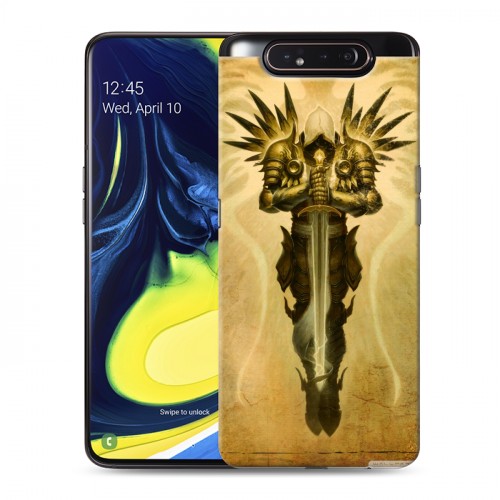 Дизайнерский пластиковый чехол для Samsung Galaxy A80 Diablo