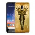 Дизайнерский пластиковый чехол для Nokia 2.2 Diablo