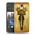 Дизайнерский пластиковый чехол для HTC Desire 300 Diablo