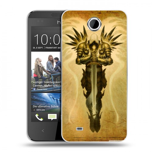 Дизайнерский пластиковый чехол для HTC Desire 300 Diablo