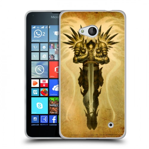 Дизайнерский пластиковый чехол для Microsoft Lumia 640 Diablo