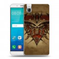 Дизайнерский пластиковый чехол для Huawei ShotX Diablo