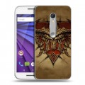 Дизайнерский пластиковый чехол для Lenovo Moto G Diablo