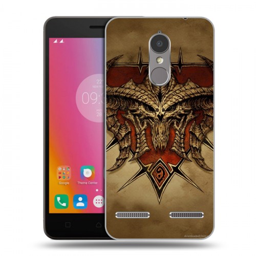 Дизайнерский пластиковый чехол для Lenovo K6 Diablo