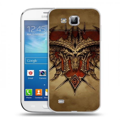 Дизайнерский пластиковый чехол для Samsung Galaxy Premier Diablo