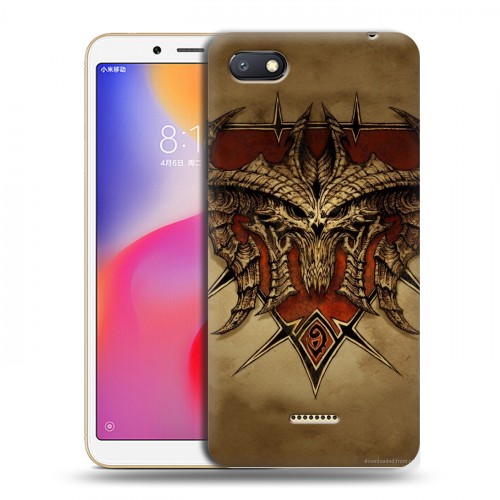 Дизайнерский пластиковый чехол для Xiaomi RedMi 6A Diablo