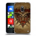 Дизайнерский пластиковый чехол для Nokia Lumia 620 Diablo