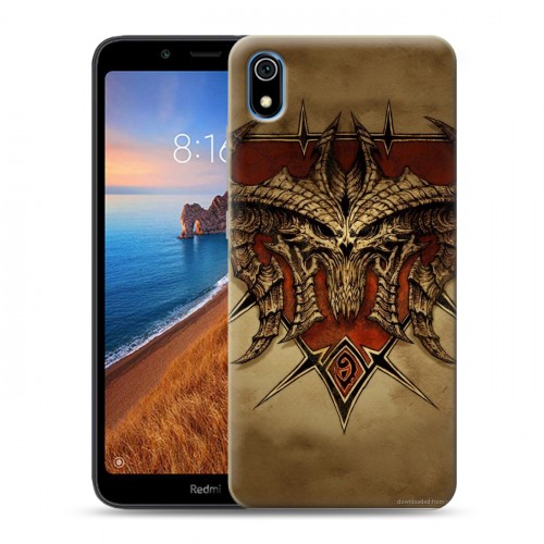 Дизайнерский силиконовый чехол для Xiaomi RedMi 7A Diablo