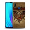 Дизайнерский силиконовый с усиленными углами чехол для Realme 3 Pro Diablo