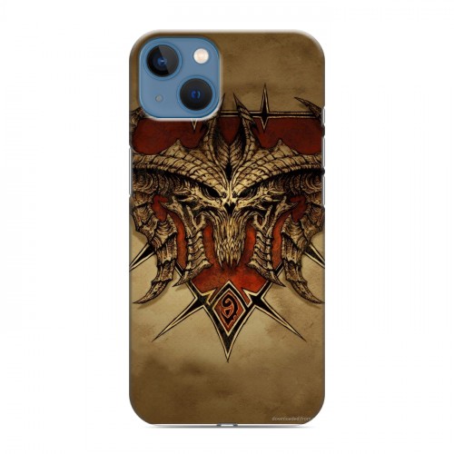 Дизайнерский силиконовый чехол для Iphone 13 Diablo