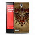 Дизайнерский силиконовый чехол для Xiaomi RedMi Note Diablo