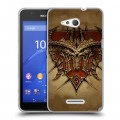 Дизайнерский пластиковый чехол для Sony Xperia E4g Diablo