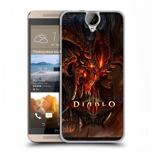 Дизайнерский пластиковый чехол для HTC One E9+ Diablo