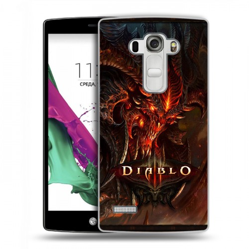 Дизайнерский пластиковый чехол для LG G4 S Diablo