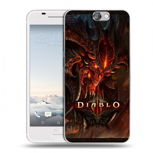 Дизайнерский пластиковый чехол для HTC One A9 Diablo