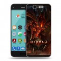 Дизайнерский силиконовый чехол для ZTE Blade S7 Diablo