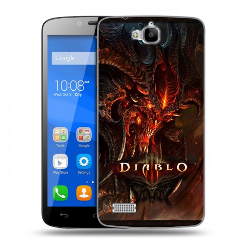 Дизайнерский пластиковый чехол для Huawei Honor 3C Lite Diablo
