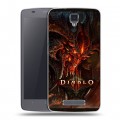 Дизайнерский силиконовый чехол для ZTE Blade L5 Diablo