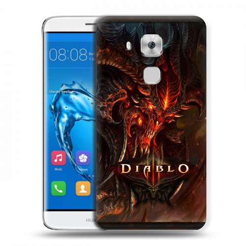 Дизайнерский пластиковый чехол для Huawei Nova Plus Diablo