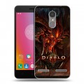 Дизайнерский пластиковый чехол для Lenovo K6 Diablo