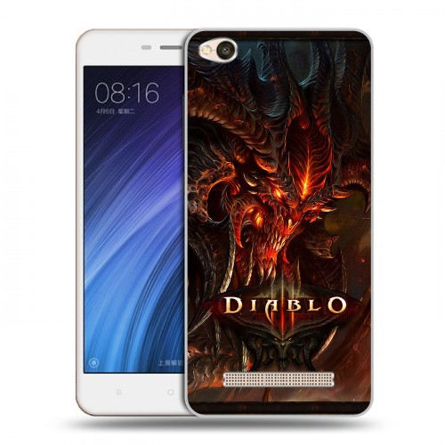 Дизайнерский силиконовый чехол для Xiaomi RedMi 4A Diablo