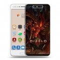 Дизайнерский пластиковый чехол для ZTE Blade V8 Diablo