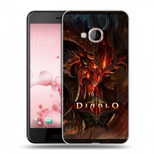 Дизайнерский силиконовый чехол для HTC U Play Diablo