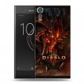 Дизайнерский пластиковый чехол для Sony Xperia XZs Diablo