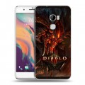 Дизайнерский пластиковый чехол для HTC One X10 Diablo