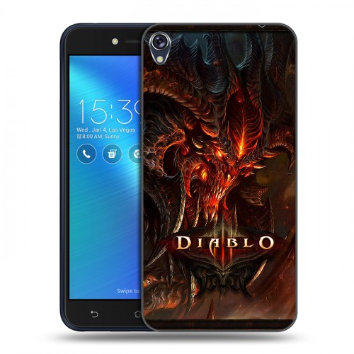 Дизайнерский силиконовый чехол для Asus ZenFone Live Diablo