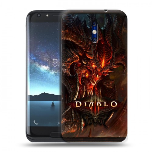 Дизайнерский силиконовый чехол для Doogee BL5000 Diablo