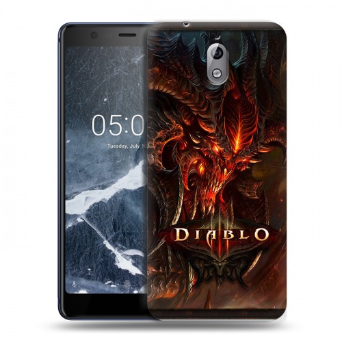 Дизайнерский силиконовый чехол для Nokia 3.1 Diablo