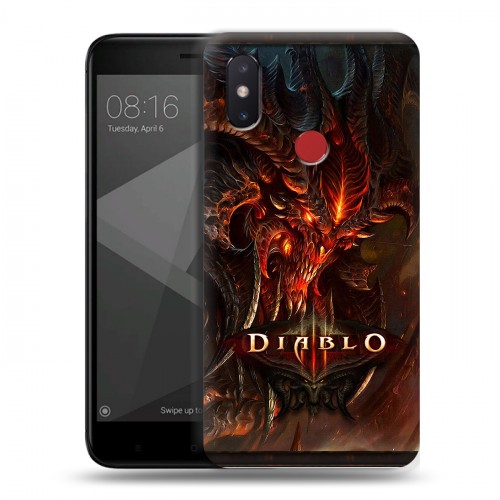 Дизайнерский пластиковый чехол для Xiaomi Mi8 SE Diablo