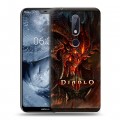 Дизайнерский пластиковый чехол для Nokia 6.1 Plus Diablo