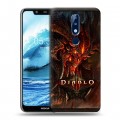 Дизайнерский силиконовый чехол для Nokia 5.1 Plus Diablo