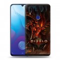 Дизайнерский пластиковый чехол для Vivo V11i Diablo