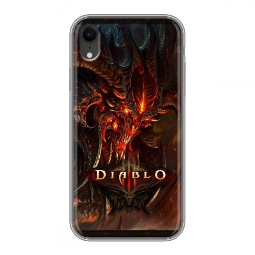 Дизайнерский пластиковый чехол для Iphone Xr Diablo