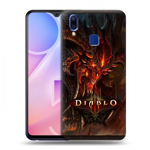 Дизайнерский пластиковый чехол для Vivo Y95 Diablo