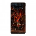 Дизайнерский силиконовый чехол для Samsung Galaxy S10 Diablo