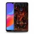 Дизайнерский пластиковый чехол для Huawei Honor 8A Diablo