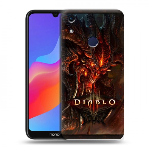 Дизайнерский пластиковый чехол для Huawei Honor 8A Diablo