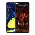 Дизайнерский пластиковый чехол для Samsung Galaxy A80 Diablo