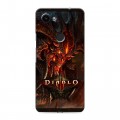 Дизайнерский пластиковый чехол для Google Pixel 3a Diablo