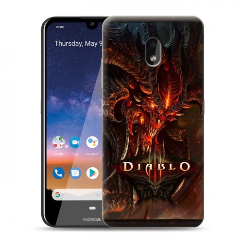 Дизайнерский силиконовый чехол для Nokia 2.2 Diablo