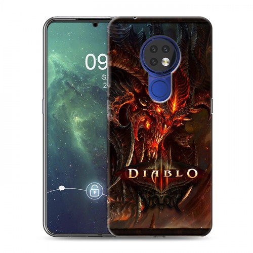 Дизайнерский силиконовый чехол для Nokia 6.2 Diablo