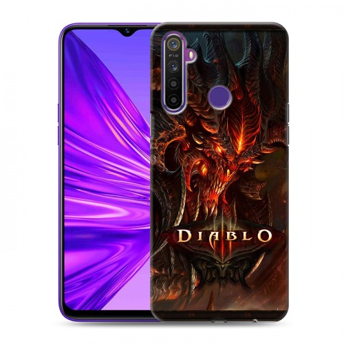 Дизайнерский силиконовый чехол для Realme 5 Diablo