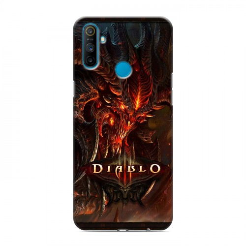 Дизайнерский силиконовый чехол для Realme C3 Diablo