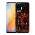 Дизайнерский силиконовый чехол для Vivo X50 Pro Diablo